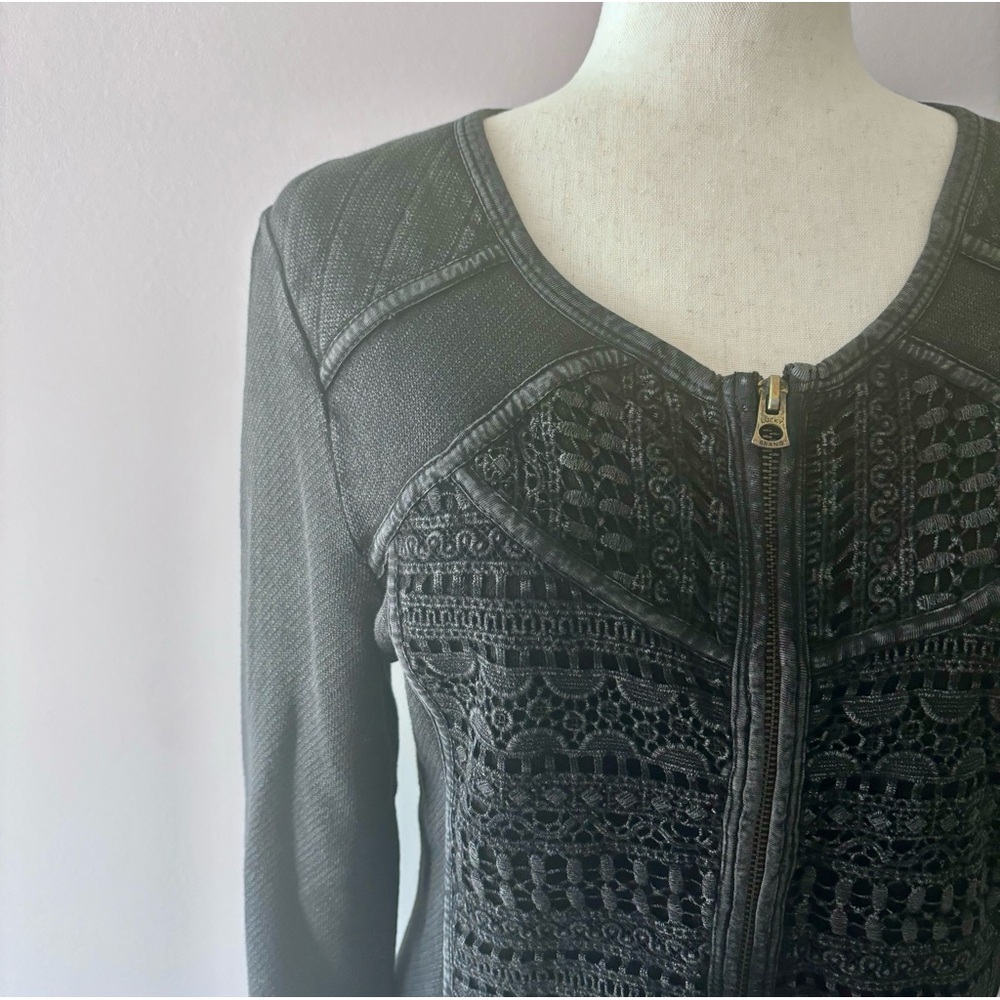 Lucky Brand Zip Up Sweater - Picture 2 of 6
